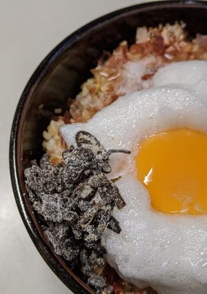 卵かけご飯には、おかかと塩昆布が最強説-レシピのメイン写真
