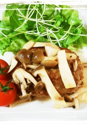 KBB和風きのこソースハンバーグ☆-レシピのメイン写真