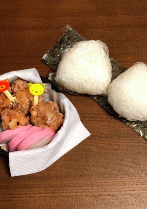 自分弁当・おにぎり②-レシピのメイン写真