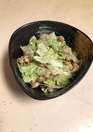 レタス納豆のマヨ和え-レシピのメイン写真