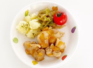 保育園給食　鶏肉マーマレード煮-レシピのメイン写真