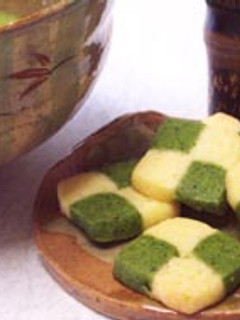 市松模様・和風抹茶クッキー-レシピのメイン写真