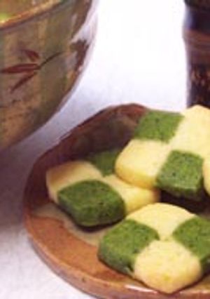 市松模様・和風抹茶クッキー-レシピのメイン写真