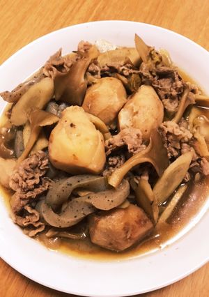 電気圧力鍋で作る簡単山形のいも煮-レシピのメイン写真