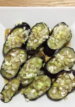 茄子のネギ乗せポン酢-レシピのメイン写真