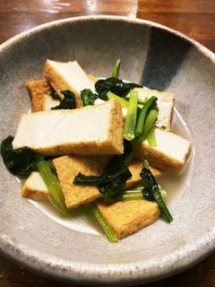 白だしで簡単☆厚揚げの煮びたし-レシピのメイン写真