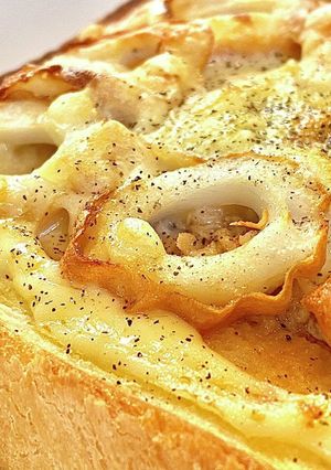 どっさりチーズ！ツナ入り！ちくわトースト-レシピのメイン写真