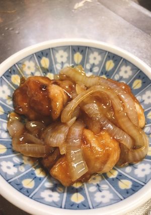 玉ねぎ入り照り焼きチキン-レシピのメイン写真