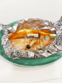 鮭と野菜のバターホイル焼き-レシピのメイン写真