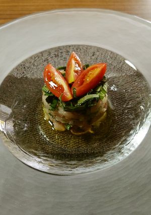 ヨウサマの減塩鯵のタルタル-レシピのメイン写真