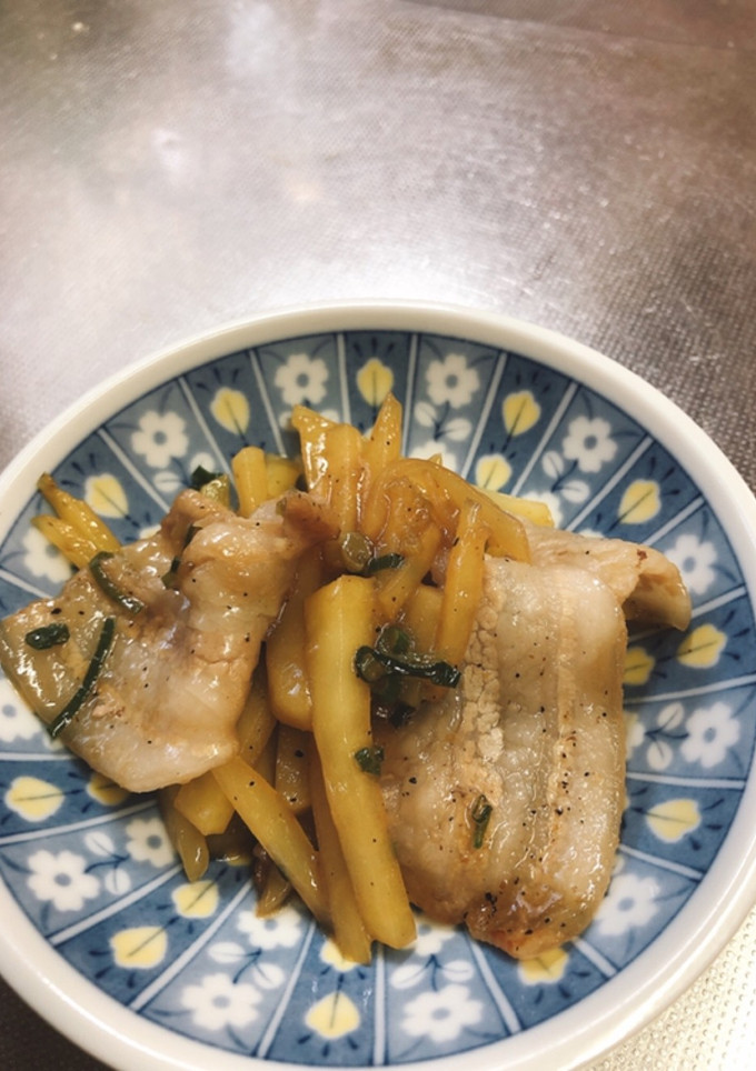 豚バラとじゃがいもの甘辛炒め-レシピのメイン写真