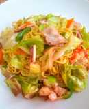 バズレシピ生麺が美味い絶品塩焼きそば