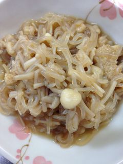 えのきとしらたきの炒め煮-レシピのメイン写真