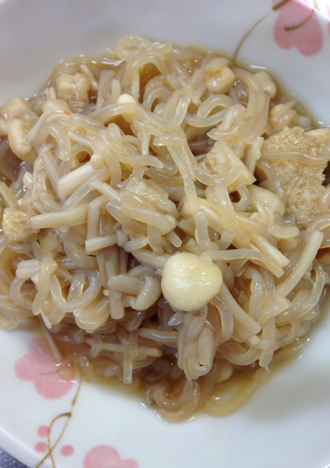 えのきとしらたきの炒め煮-レシピのメイン写真