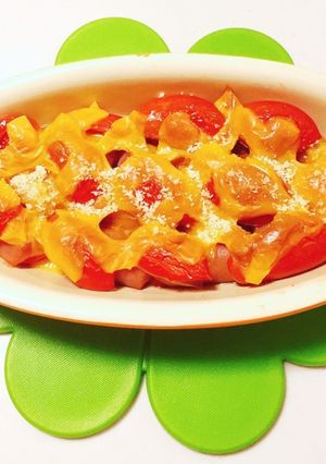 簡単！ミニトマト大量消費♡オーブン焼き②-レシピのメイン写真