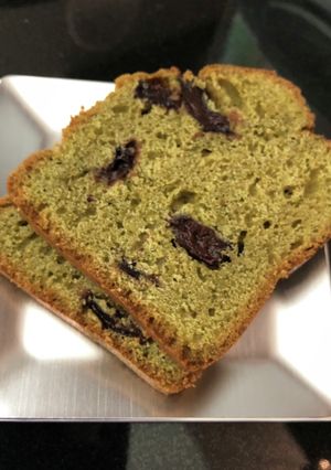甘さ控えめレーズン抹茶パウンドケーキ-レシピのメイン写真