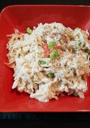 食物繊維☆簡単切干大根とホタテのサラダ-レシピのメイン写真