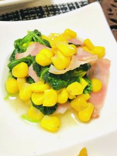 ベビーリーフほうれん草のバター炒め-レシピのメイン写真