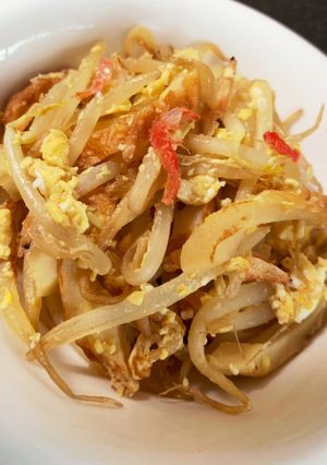 もやしとちくわの炒め物(干し小エビ入り)-レシピのメイン写真
