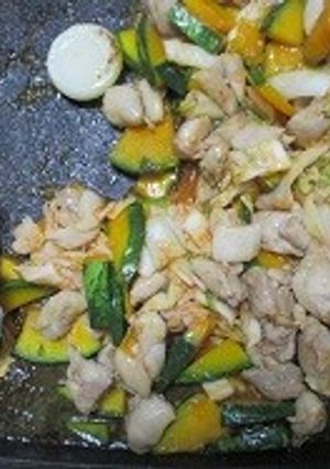 パーティー♪鶏肉とかぼちゃのタッカルビ風-レシピのメイン写真