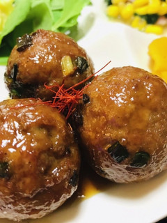 玉ねぎ無しの肉団子・ご飯が進むおかず-レシピのメイン写真
