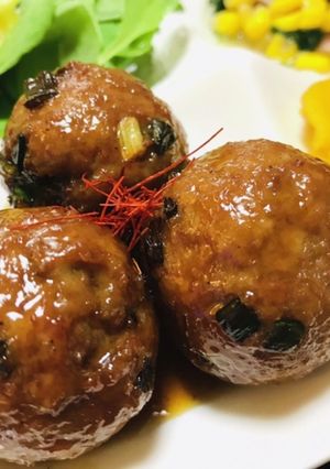玉ねぎ無しの肉団子・ご飯が進むおかず-レシピのメイン写真