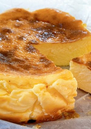 バスク風チーズケーキ-レシピのメイン写真