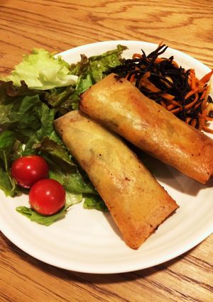 ピーマンと豚肉のスパイシーチーズ春巻-レシピのメイン写真