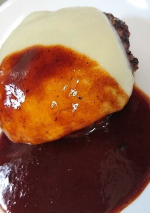 ふわふわふかふかチーズハンバーグ-レシピのメイン写真