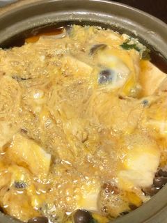 【簡単】小松菜としめじ、とうふの卵とじ煮-レシピのメイン写真