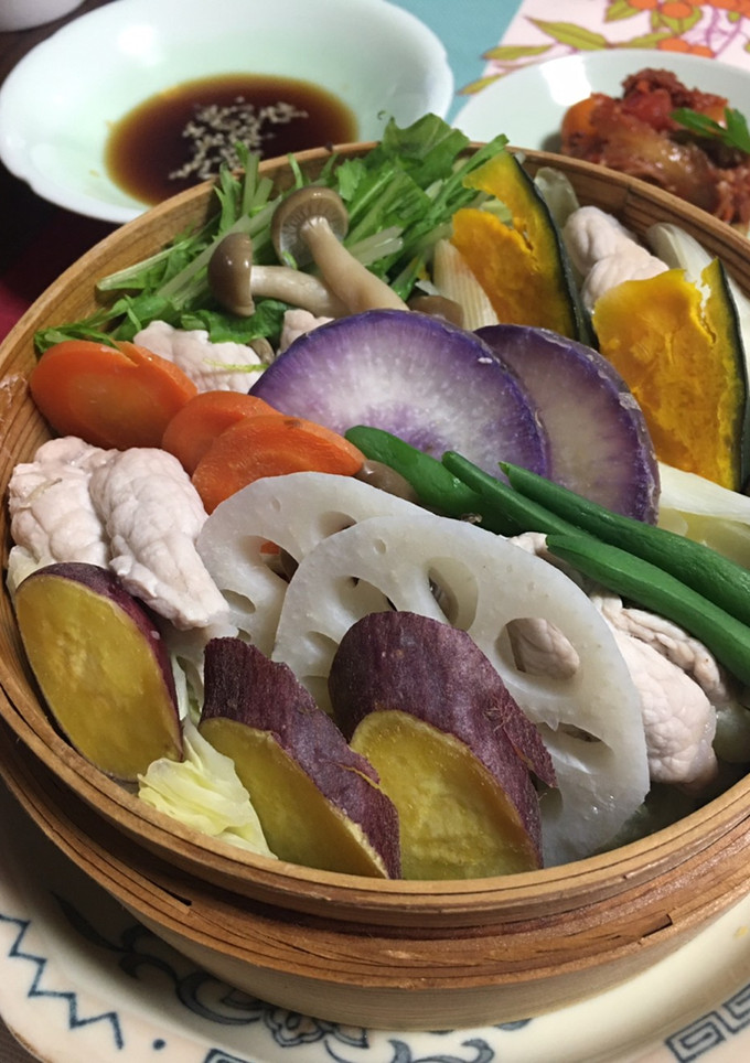10種野菜と豚肉のセイロ蒸し-レシピのメイン写真