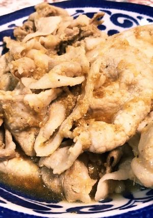 ゆる簡単豚肉のしょうが焼き☆ビールつまみ-レシピのメイン写真