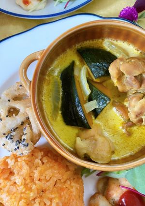 かぼちゃのココナッツカレー-レシピのメイン写真