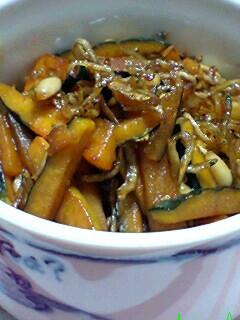 捨てません!かぼちゃの皮で☆お惣菜-レシピのメイン写真