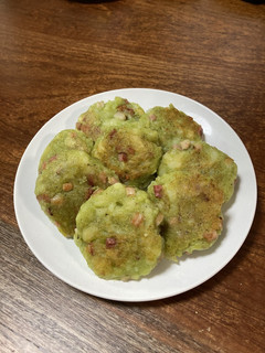 ゴーヤ入り洋風いももち-レシピのメイン写真