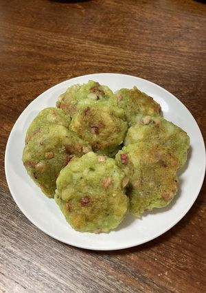 ゴーヤ入り洋風いももち-レシピのメイン写真