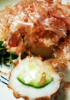 ちくわキュウリ、鰹節たっぷり-レシピのメイン写真