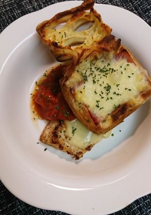カジキトマトソースデニッシュ添え-レシピのメイン写真