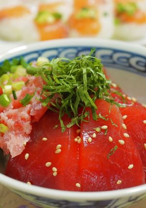 鮪の漬け丼-レシピのメイン写真