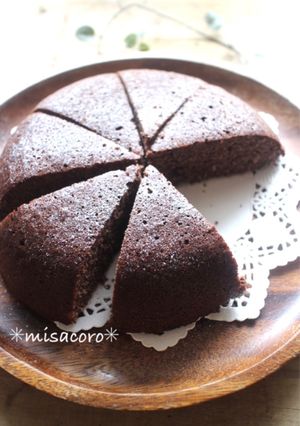 m小麦粉なし！炊飯器おからチョコケーキ-レシピのメイン写真