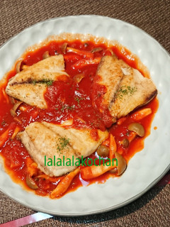 鯵のムニエルなんとなーくイタリアン-レシピのメイン写真