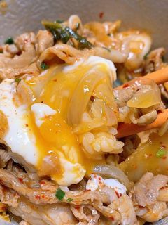 ピリ辛!豚キムチ丼☆-レシピのメイン写真