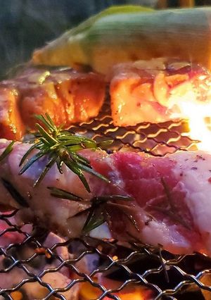 キャンプ飯☆炭火でスペアリブ-レシピのメイン写真