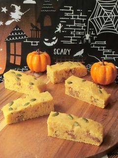 ホケミで簡単★かぼちゃのスティックケーキ-レシピのメイン写真