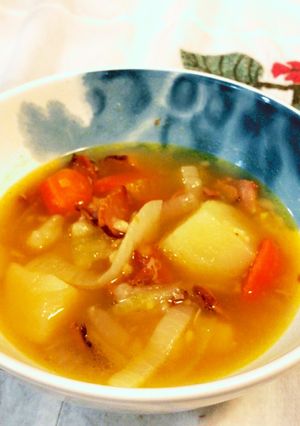 ニンニクとショウガの野菜スープ-レシピのメイン写真