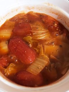 サバ缶で簡単トマト煮込み-レシピのメイン写真