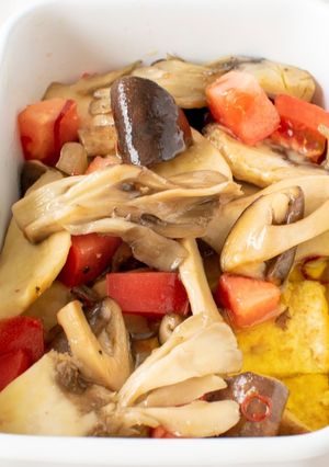きのこと豆腐の塩こうじマリネサラダ-レシピのメイン写真