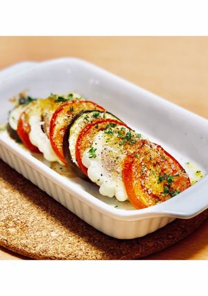 肉詰め白ゴーヤと夏野菜のグリル-レシピのメイン写真