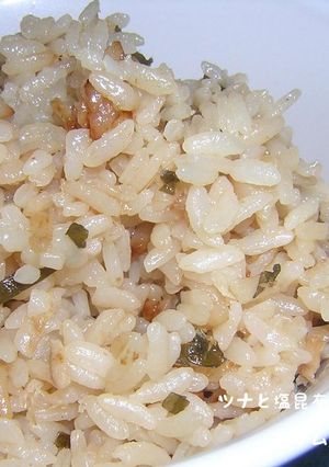 超簡単！ツナと塩昆布の炊き込みご飯-レシピのメイン写真