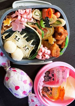 鬼滅の刃 カナヲちゃんキャラ弁-レシピのメイン写真